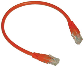 1ft. Cat5e UL Patch Cable, Red